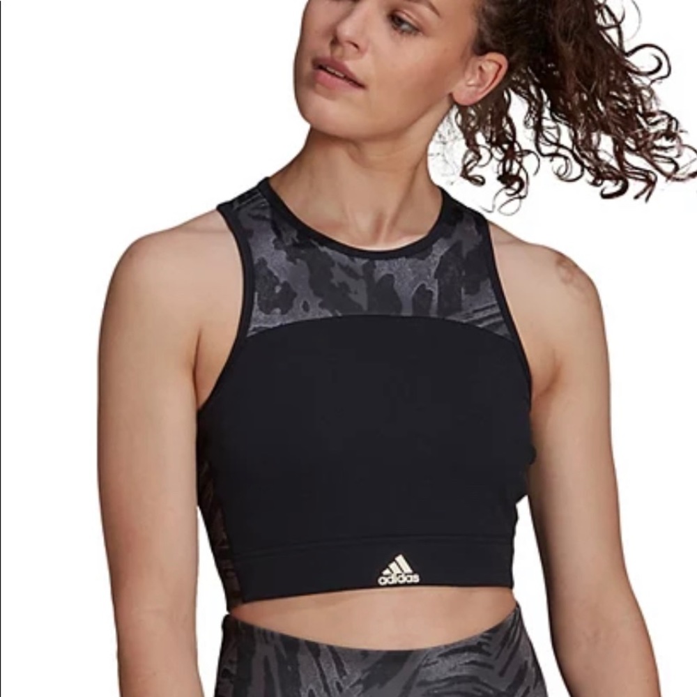 NWT Adidas x Zoe Saldana Collection Low Impact Sports Training Bra Women's L